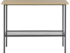 Beliani Konsolipoyta Vaalea Puu/Musta Dorena Flash Sale