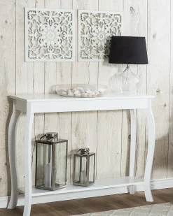 Beliani Konsolipoyta Valkoinen Hartford Fashion