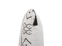 Beliani Koristetyyny 2 Kpl 30 X 50 Cm Mustavalkoinen Schefflera Fashion