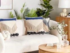 Beliani Koristetyyny 45 X 45 Cm Beige Sofca Cheap