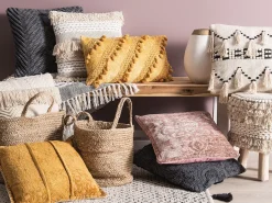 Beliani Koristetyyny 30 X 50 Cm Keltainen Ayroor Flash Sale