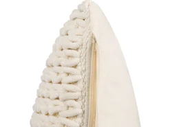 Beliani Koristetyyny Beige 45 X 45 Cm Oxalis Sale