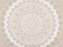 Beliani Koristetyyny Beige/Valkoinen 45 X 45 Cm Agrimony Clearance