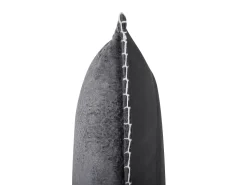 Beliani Koristetyyny Harmaa Kohokuvioitu 45 X 45 Cm Melur New