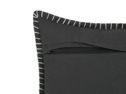 Beliani Koristetyyny Harmaa Kohokuvioitu 45 X 45 Cm 2 Kpl Melur Outlet