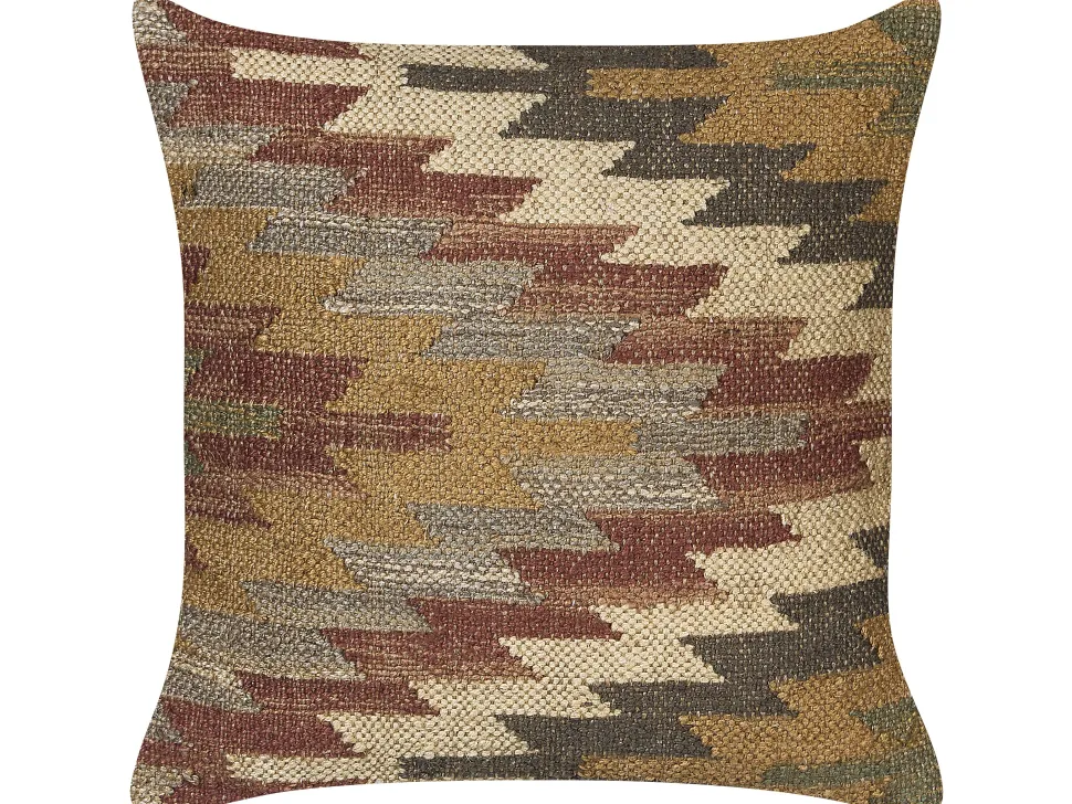 Beliani Koristetyyny Juutti Monivarinen 45 X 45 Cm Deepor Discount