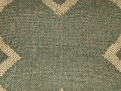 Beliani Koristetyyny Juutti Vihrea/Beige 45 X 45 Cm Gopi Fashion