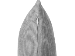 Beliani Koristetyyny Kangas Harmaa 45 X 45 Cm 2 Kpl Nolana Best