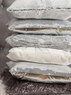 Beliani Koristetyyny Kangas Hopea 45 X 45 Cm 2 Kpl Aster Best