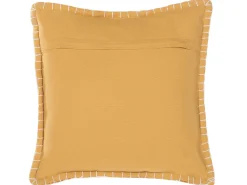 Beliani Koristetyyny Keltainen Kohokuvioitu 45 X 45 Cm Kavalam Flash Sale