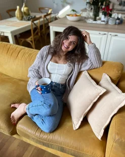 Beliani Koristetyyny 2Kpl 45 X 45 Cm Beige Guzmania Fashion