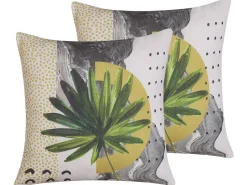 Beliani Koristetyyny 2Kpl 45 X 45 Cm Monivarinen Holcus Fashion