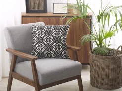 Beliani Koristetyyny 2Kpl 45 X 45 Cm Mustavalkoinen Beskoz Best Sale