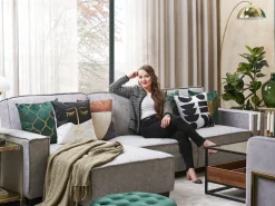 Beliani Koristetyyny 2Kpl 45 X 45 Cm Monivarinen Abelia Best