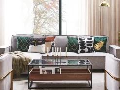 Beliani Koristetyyny 2Kpl 45 X 45 Cm Monivarinen Campsis Best