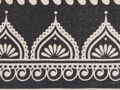 Beliani Koristetyyny 2Kpl 45 X 45 Cm Mustavalkoinen Atabagi Fashion