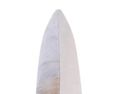 Beliani Koristetyyny Lehmannahka Harmaa Tilkkukuvio 45 X 45 Cm 2 Kpl Nellad Cheap