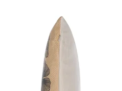 Beliani Koristetyyny Lehtikuviolla 45 X 45 Cm Beige Wakad Shop