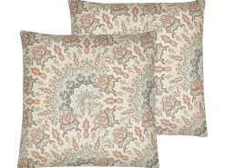 Beliani Koristetyyny Monivarinen 45 X 45 Cm 2 Kpl Vriesea Fashion