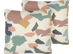 Beliani Koristetyyny Monivarinen 45 X 45 Cm 2 Kpl Fothergilla Discount