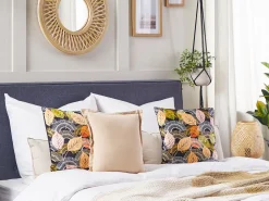 Beliani Koristetyyny Monivarinen 45 X 45 Cm 2 Kpl Lagurus Hot