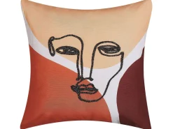 Beliani Koristetyyny Monivarinen Kirjailtu 45 X 45 Cm 2 Kpl Rudbekia Discount