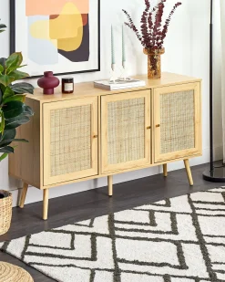 Beliani Koristetyyny Pellava Vihrea 45 X 45 Cm 2 Kpl Sagina New