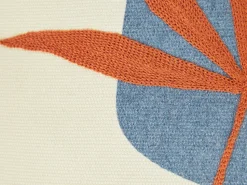 Beliani Koristetyyny Punainen Kirjailtu 45 X 45 Cm 2 Kpl Davallia Online