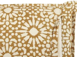 Beliani Koristetyyny Puuvilla Beige 45 X 45 Cm 2 Kpl Ceiba Sale