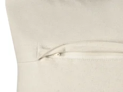 Beliani Koristetyyny Puuvilla Beige/Harmaa 45 X 45 Cm 2 Kpl Alocasia Flash Sale