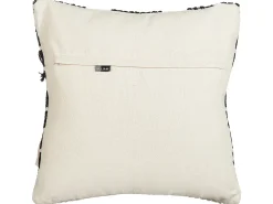 Beliani Koristetyyny Puuvilla Beige/Musta Geometrinen Kuvio 50 X 50 Cm 2 Kpl Chittoor Discount