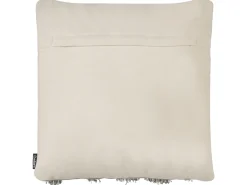 Beliani Koristetyyny Puuvilla Beige/Harmaa Tuftattu 45 X 45 Cm Alocasia Hot