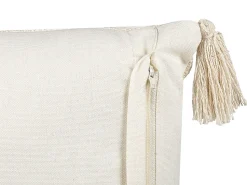 Beliani Koristetyyny Puuvilla Beige 35 X 55 Cm Papaver Fashion