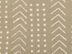 Beliani Koristetyyny Puuvilla Harmaanruskea 45 X 45 Cm 2 Kpl Senecio Shop