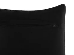 Beliani Koristetyyny Puuvilla Harmaa Kohokuvioitu 45 X 45 Cm Konni Flash Sale