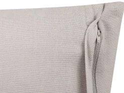 Beliani Koristetyyny Puuvilla Harmaa/Beige 35 X 35 Cm Ocimum Outlet