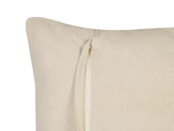 Beliani Koristetyyny Puuvilla Luonnonvalkoinen 45 X 45 Cm Catalpa Online