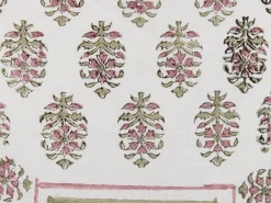 Beliani Koristetyyny Puuvilla Monivarinen 45 X 45 Cm Setosa Hot