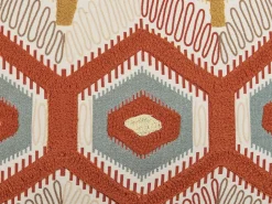 Beliani Koristetyyny Puuvilla Monivarinen Kirjailtu 40 X 60 Cm 2 Kpl Majra Cheap