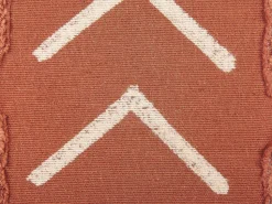 Beliani Koristetyyny Puuvilla Oranssi 35 X 55 Cm Albium Discount