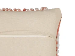 Beliani Koristetyyny Puuvilla Oranssi 45 X 45 Cm 2 Kpl Deutzia New