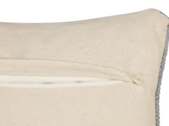 Beliani Koristetyyny Puuvilla Oranssi/Valkoinen 30 X 50 Cm Inula Sale