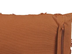 Beliani Koristetyyny Puuvilla Oranssi Tuftattu 45 X 45 Cm Lewisia Flash Sale