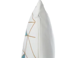 Beliani Koristetyyny Puuvilla Sininen 45 X 45 Cm 2 Kpl Clarkia Shop