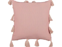 Beliani Koristetyyny Puuvilla Vaaleanpunainen Tuftattu 45 X 45 Cm Torenia Discount