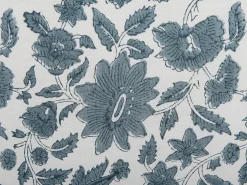 Beliani Koristetyyny Puuvilla Valkoinen/Sininen 45 X 45 Cm 2 Kpl Rumex Best Sale