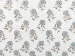 Beliani Koristetyyny Puuvilla Valkoinen/Sininen 45 X 45 Cm 2 Kpl Pallida Cheap