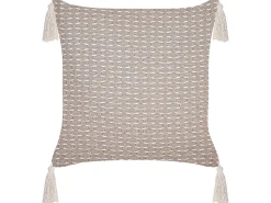 Beliani Koristetyyny Ruskeanharmaa 42 X 42 Cm 2 Kpl Hakone Cheap