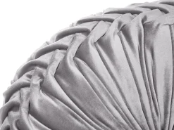 Beliani Koristetyyny Sametti Harmaa 40 Cm Udala Hot