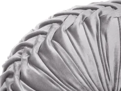 Beliani Koristetyyny Sametti Harmaa 40 Cm 2 Kpl Udala Clearance